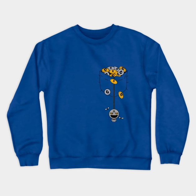 My Pockets are GREEDY Crewneck Sweatshirt by Drawin4U